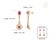 Art Deco Revival 1.71ct Ruby & 1.29ct Diamond Chandelier Drop Earrings 14k Gold- 2 Pieces For Sale - Image 9 of 12