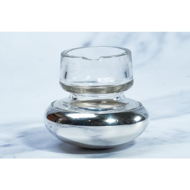 Impressive 3 Piece Antique Crystal Sterling Silver Bottle Jar Vanity Dresser Set For Sale - Image 15 of 17