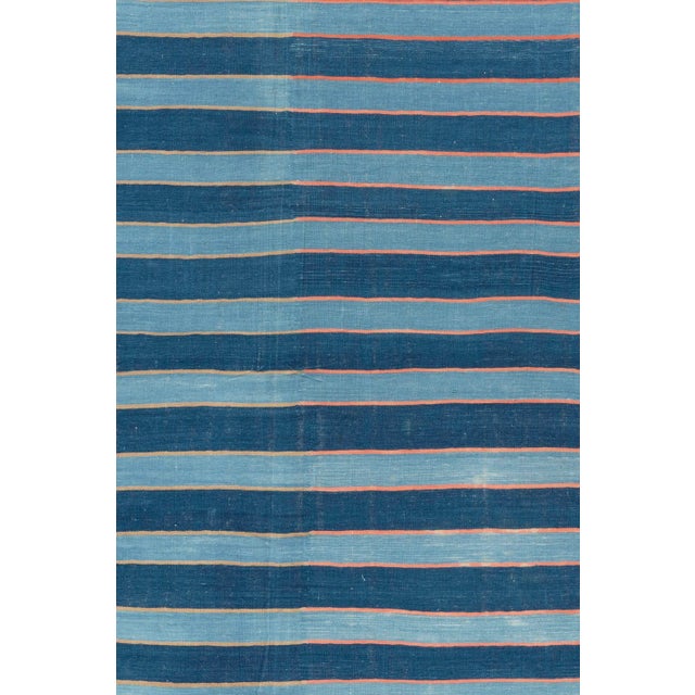 Contemporary Antique Indian Dhurrie Rug 11ft 6in X 22ft For Sale - Image 3 of 17