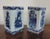 Chinese 19th Century Chinese Blue and White Porcelain Brush Pots - A Pair For Sale - Image 3 of 11