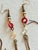 Vintage 1990s Gothic Tribal Brass Skull Shoulder Duster Earrings, Pair For Sale - Image 11 of 14