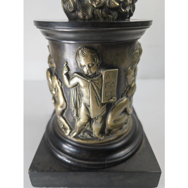 19th Century 34" Italian Grand Tour Bronze of Flying Mercury After Giambologna For Sale - Image 18 of 18