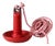 Vintage Roloff Supreme Red Mushroom Boat Anchor With Rope For Sale