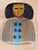 Mid 20th Century Spencer Collins Hand-Painted Molded Plywood Chair With Abstract Portrait For Sale - Image 11 of 12