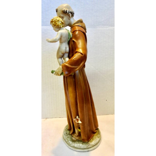 Antonia Borsato Porcelain Saint Anthony Figurine For Sale In Nashville - Image 6 of 10