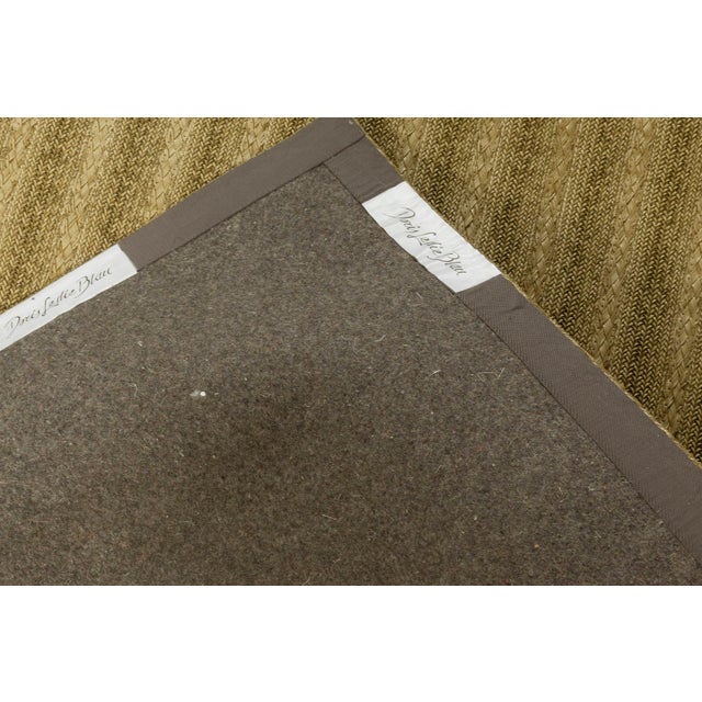 Contemporary Striped Twisted Belts Leather Rug by Doris Leslie Blau For Sale In New York - Image 6 of 6
