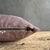 Carolina Irving Linen Mimosa Viola Lumbar Pillow 15" 24" With Down Insert For Sale - Image 4 of 6