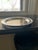 Vintage Round Reticulated Silver Plated Tray For Sale In Oklahoma City - Image 6 of 9