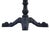 Not Yet Made - Made To Order Matthew Izzo Home Avignon Lightly Distressed Oak French Bistro Table With Cast Iron Base - Square For Sale - Image 5 of 7