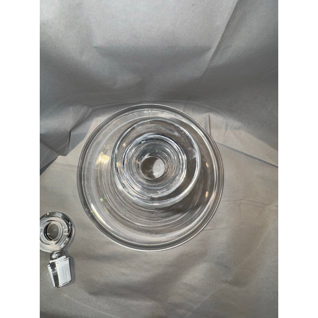 Transparent Steuben Glass Ships Decanter, Designed by Donald Pollard For Sale - Image 8 of 12