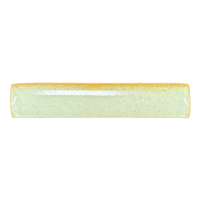 Beige Glazed Ceramic Quarter Round Molding For Sale