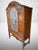 Antique 1920s Jacobean Revival Walnut Dining Room China Cabinet / Bookcase For Sale - Image 4 of 10