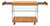 1970s Modern Extendable Burl Olivewood & Chrome Bar Cart Att. Milo Baughman For Sale