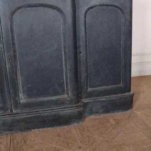 English Breakfront Painted Dresser Base For Sale - Image 6 of 10