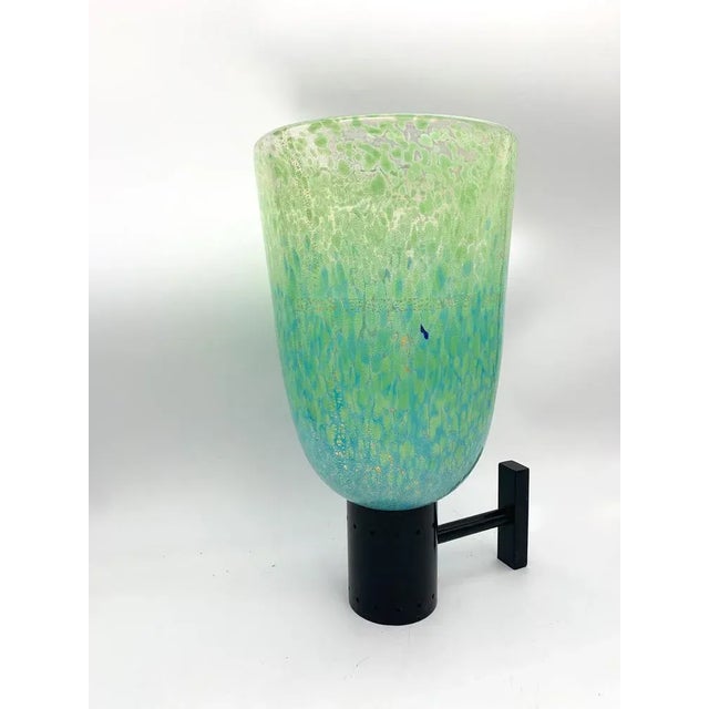 Black Vintage Wall Lamp attributed to Seguso, 1960s For Sale - Image 8 of 8