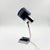 Blue and Chrome Desk Lamp with Slotted Shade, Italy, 1970s For Sale - Image 10 of 16