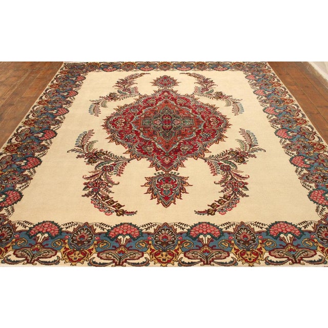 Large Middle Eastern Hand-Knotted Rug For Sale - Image 6 of 11