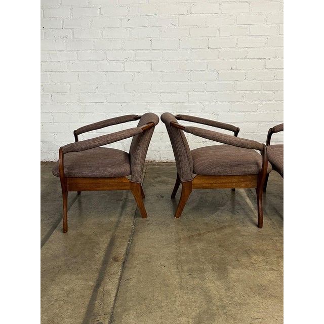1960s Horseshoe Style Lounge Chair For Sale - Image 4 of 12