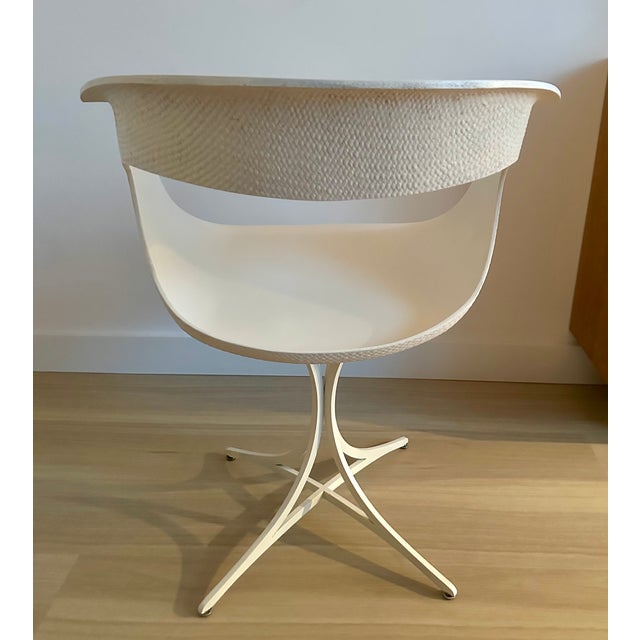 Metal 1950s Erwine and Estelle Laverne Lotus Armchair Mid Century Modern For Sale - Image 7 of 8