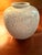 This vintage Hyalyn art pottery vase in light grey speckle glaze is a charming piece of mid 20th-century decor. Made in...