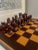 Chess Checker Board with Hand Crafted Ceramic Chess Pieces For Sale - Image 12 of 12