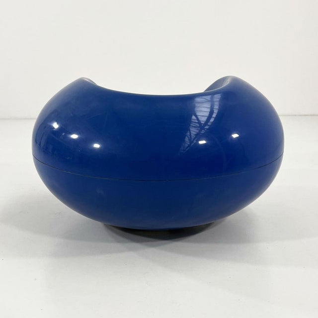 Mid-Century Modern Blue Pastil Lounge Chair by Eero Aarnio for Asko, 1970s For Sale - Image 3 of 11