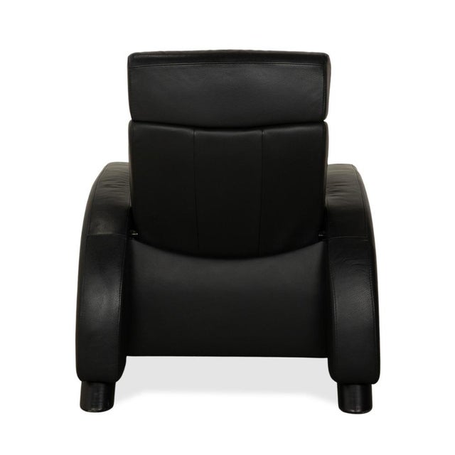 Arion Lounge Chair in Black Leather from Stressless For Sale - Image 17 of 18