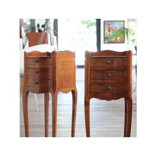 Petit Bedside Tables, France, 1920, Set of 2 For Sale - Image 13 of 17