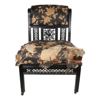 Ebonized Aesthetic Movement Side Chair For Sale