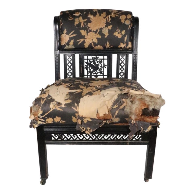 Ebonized Aesthetic Movement Side Chair For Sale