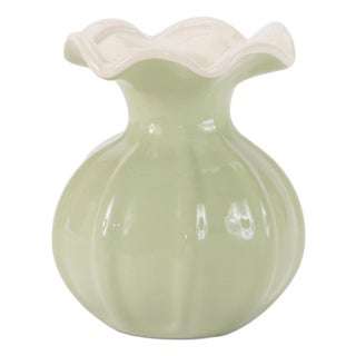Scalloped Mini Vase (Set of 2) For Sale