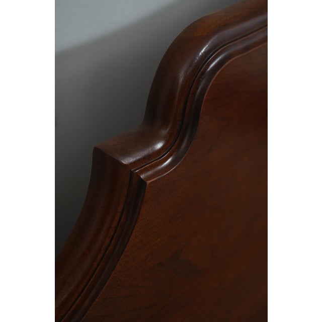 Harden Queen Size Rice Carved Poster Bed For Sale - Image 9 of 17