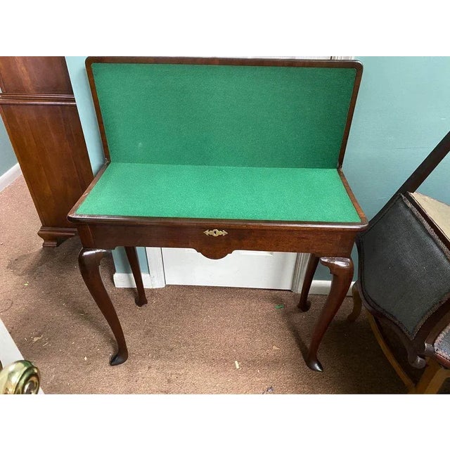 Brown Early 19th Century, George III Style Mahogany Flip-Top Game Table For Sale - Image 8 of 12