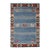 6x9 Blue Hand-Knotted Wool Figurative Sky Pattern Classic Traditional Carpet Rug For Sale