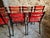 Vintage French Metal Bistro Chairs, 1970s, Set of 8 For Sale - Image 10 of 18