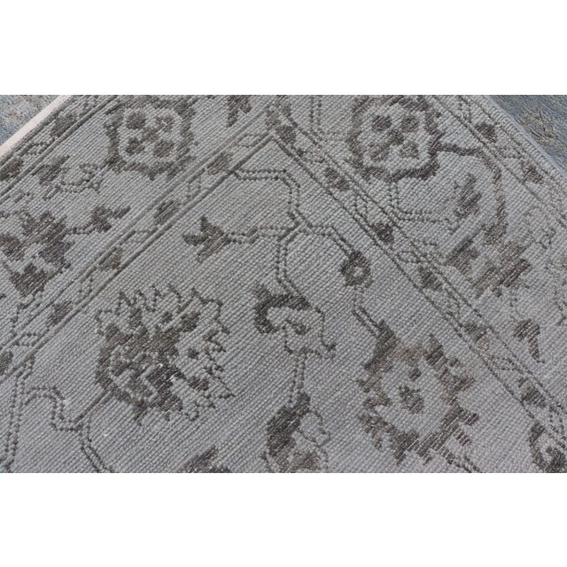 Hand-Knotted Wool Rug by Keivan Woven Arts, Floral Design, 6' X 9' For Sale - Image 12 of 13