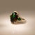 2020s 3.8Ct Black Opal Ring With Natural Diamond & Tsavorite Accents: Solid 14k Gold, Size 6.75 For Sale - Image 5 of 8