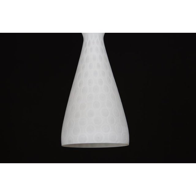 Small Pendant Light attributed to Gangkofner for Peill & Putzler, Germany, 1950s For Sale - Image 4 of 10