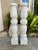 1990s Vintage Wood 29” Architectural Painted Pillar Balustrades - A Pair For Sale - Image 5 of 8