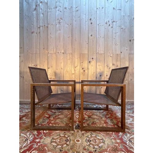 Steel Garden Armchairs, Set of 2 For Sale - Image 6 of 9