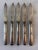 Silver Anitque Wm Rogers & Son Fruit & Cheese Knives - Set of 5 For Sale - Image 8 of 8