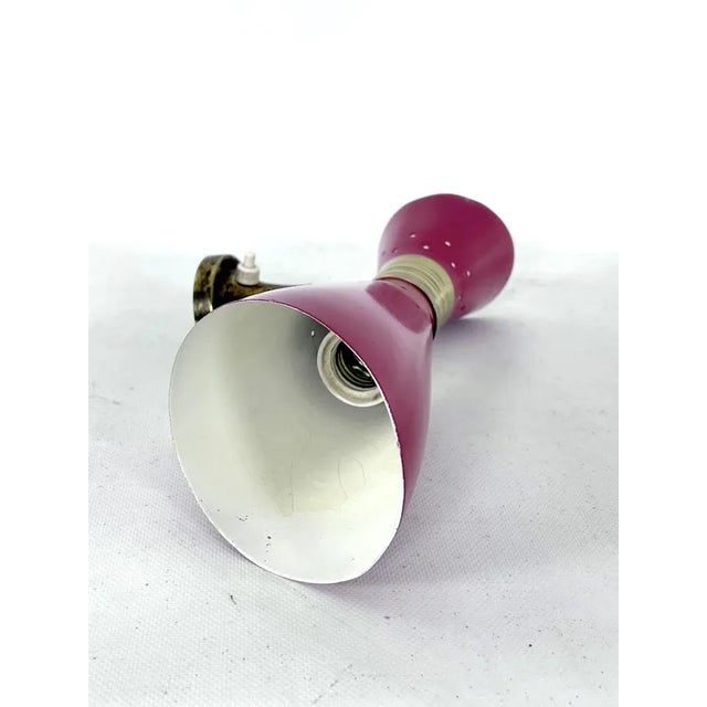 Mid-Century Italian Double Cone Wall Lamp from Stilnovo, 1950s For Sale - Image 9 of 12