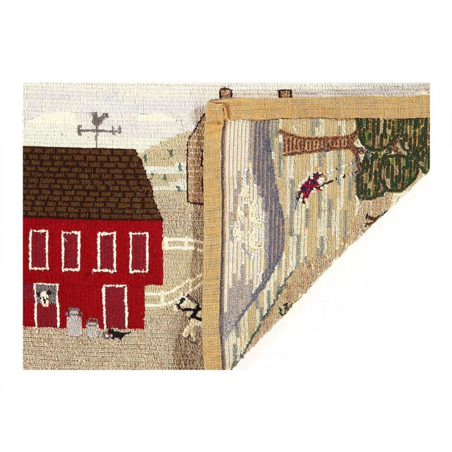 Traditional Pasargad DC American Antique Hooked Rug For Sale - Image 3 of 3