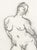 American Manfred Schwartz Nude Woman Study Charcoal For Sale - Image 3 of 7