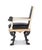 This 19th-century inspired Italian Neoclassical armchair exudes whimsy and grandeur with its distinctive design. The chair...