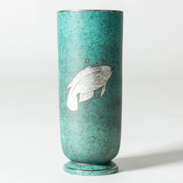 Argenta Vase by Wilhelm Kåge for Gustavsberg, 1940s For Sale - Image 9 of 9