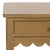 Spritely Home Heaven Scalloped 1 Top Drawer Accnt Table in Desert Brown For Sale - Image 4 of 10