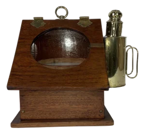 Yacht Binnacle with Wood Bowl Compass