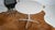 Charles and Ray Eames for Herman Miller Aluminum Group dining table or Eames Contract Base Round Table, circa 1997. Gray...