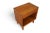 Single Drawer Teak + Oak Mid Century Nightstand For Sale - Image 4 of 6